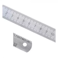 Линейка измерительная металлическая 150 мм ГОСТ 427-75, с поверкой