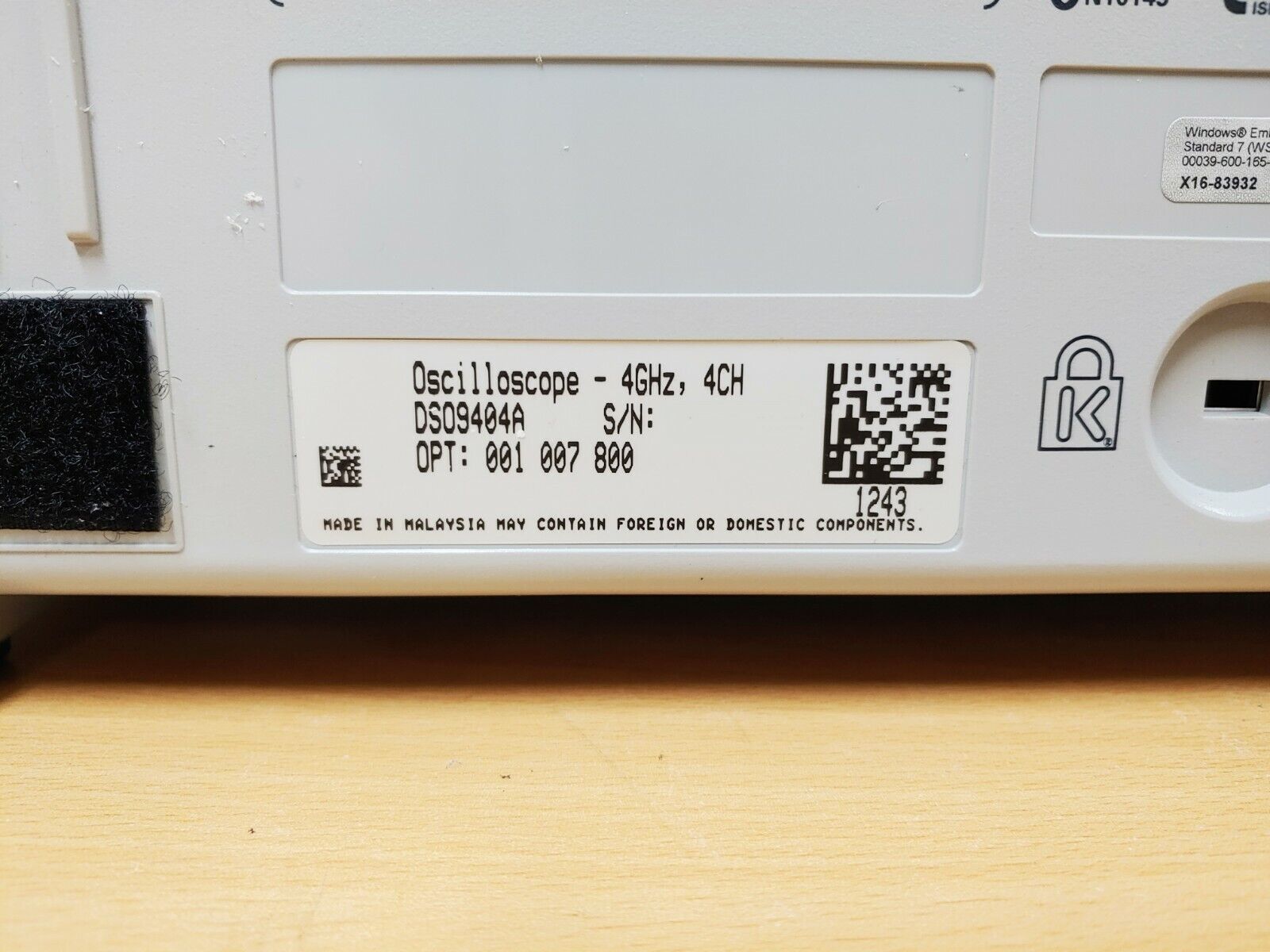 Осциллограф Agilent DSO9404A (демонстрационный)