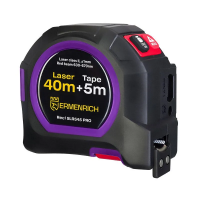 Рулетка с лазерным дальномером Ermenrich Reel SLR545 PRO, фиолетовый