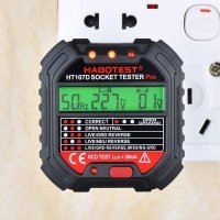 Тестер розеток и УЗО Habotest HT107D