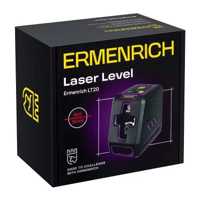 Лазерный уровень Ermenrich BASE LT20, фиолетовый
